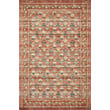 Rifle Paper Co. x Loloi Courtyard feat. CloudPile COU-05 Hadley Terracotta rug in warm tones, ideal for cozy, stylish interiors.