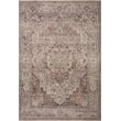 Loloi Rugs Lyra LYR-06 in Berry and Stone features abstract patterns in warm tones, perfect for a contemporary or modern setting.