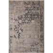 Loloi Rugs Sonnet SNN-05 Charcoal Slate rug in a living room setting, showcasing its subtle grey tones and intricate pattern.