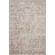 Silver and natural Loloi Rugs Sonnet SNN-05 rug with intricate patterns in a modern living room setting, enhancing decor with elegance.
