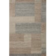 Loloi Rugs Stiles STI-01 in Beige and Slate, hand-tufted; features a geometric pattern, enhancing modern home decor settings.