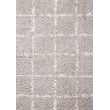 Angela Rose x Loloi Amira AMI-04 rug in silver and ivory, showcasing elegant patterns; perfect for contemporary living spaces.