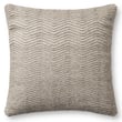 Loloi Rugs PLL-0120 Pillow in Natural, featuring a neutral color palette, displayed in a cozy living room setting for modern decor.