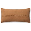 Chris Loves Julia x Loloi Harvey Pillow PCJ-0018 in vibrant orange, featuring cotton material, enhances any living space with cozy hues.