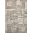Loloi Rugs Silas SLA-06 Natural Pebble displaying neutral tones in a cozy living space, highlighting its woven texture and durable construction.