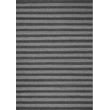 Magnolia Home by Joanna Gaines x Loloi Charlie CHE-01 rug in charcoal and grey, hand-loomed, displayed.