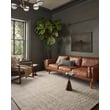 Magnolia Home by Joanna Gaines x Loloi Jones JON-01 Oatmeal rug, hand-tufted, showcasing an elegant pattern in neutral tones, perfect for modern spaces.