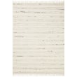 Magnolia Home by Joanna Gaines x Loloi Nico NIC-01 Ivory, Stone rug; off-white with gray patterns; hand-loomed in a cozy room setting.