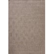 Amber Lewis x Loloi Topanga TOP-06 rug in natural and mist colors featuring a bohemian design, highlighting its intricate texture.