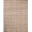 Hand-loomed Loloi Rugs Sonya SOY-01 in terracotta and natural hues displayed in a cozy indoor setting, highlighting its intricate texture.