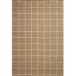 Chris Loves Julia x Loloi Fletcher FLE-01 rug in natural and ivory hues, showcasing jute texture in a cozy room setting.