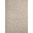 Chris Loves Julia x Loloi Louisa rug in oatmeal and stone, showcasing a soft, neutral design ideal for modern interiors.