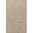 Loloi Rugs Prudence PRU-01 Stone Ivory rug, featuring subtle stone and ivory tones, hand-tufted, displayed in a modern setting.
