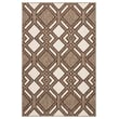 Product Image of Contemporary / Modern Ivory, Brown (DNC-16) Area-Rugs