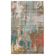 Product Image of Abstract Jaipur Living &middot; Genesis &middot; Matcha &middot; Grey, Blue, Red (GES-08) Area-Rugs