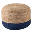 Product Image of Moroccan Blue, Beige (SAA-10) Poufs