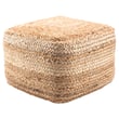 Product Image of Solid Jaipur Living &middot; Saba Pouf &middot; Sangam &middot; Beige (SAA-02) Poufs
