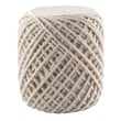 Product Image of Solid White, Light Grey (SCP-18) Poufs