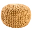 Product Image of Solid Jaipur Living &middot; Spectrum Pouf &middot; Visby &middot; Yellow (STP-01) Poufs