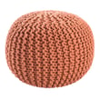 Product Image of Solid Jaipur Living &middot; Spectrum Pouf &middot; Visby &middot; Orange (STP-05) Poufs