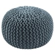 Product Image of Solid Jaipur Living &middot; Spectrum Pouf &middot; Visby &middot; Orion Blue (STP-06) Poufs