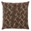 Product Image of Contemporary / Modern Dark Taupe, Silver (NOU-01) Pillow