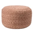 Product Image of Contemporary / Modern Vibe by Jaipur Living &middot; Saba Solar Pouf &middot; Grayton &middot; Heather Pink (SAS-10) Poufs