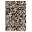 Vibe by Jaipur Living Zefira Althea rug in blue and cream, showcasing intricate patterns and a woven texture, adds elegance to any room.