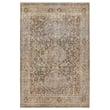 Tan and taupe Vibe by Jaipur Living Zefira Zakaria rug with intricate design, complements modern decor; perfect for living areas.