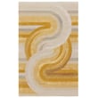 Product Image of Contemporary / Modern Yellow, Light Grey (ICO-13) Area-Rugs