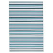 Product Image of Striped Blue, Cream (MAH-08) Area-Rugs