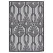 Product Image of Contemporary / Modern Dark Grey, Silver (TNC-05) Area-Rugs
