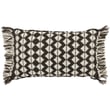 Product Image of Geometric Black, Ivory (CHE-02) Pillow