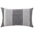 Jaipur Living Acapulco Pillow Carinda in black and cream features a geometric design, perfect for modern home decor settings.