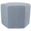 Product Image of Solid Blue, White (MSA-02) Poufs