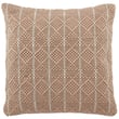 Product Image of Geometric Tan, Ivory (TOR-01) Pillow