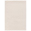 Vibe by Jaipur Living Jaida Casa White, Tan rug with intricate patterns, adding elegant texture to modern home decor settings.