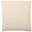 Jaipur Living Klara Pillow Tordis Cream KLA-01 in linen, featuring a textured cream design perfect for a cozy, neutral living room setting.