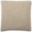 Jaipur Living Klara Pillow Tordis Taupe KLA-02 in a light taupe hue, featuring a linen texture, perfect for a cozy, modern setting.