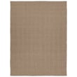 Jaipur Living Talin Elmas rug in tan and grey features a geometric pattern in a flat-woven design, perfect for a modern living space.