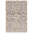 Vibe by Jaipur Living Bequest Marquess rug in blue and orange, featuring a traditional design, perfect for elegant living spaces.