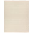 Jaipur Living Masai Envelop Beige MSI-01 rug, flat-woven with a geometric pattern in neutral tones, displayed on light wood flooring.
