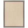Jaipur Living Gabe Leyar Beige Grey rug handwoven in neutral tones; features geometric pattern for modern, elegant home decor.
