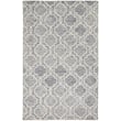 Feizy Rugs Belfort 8698775F in grey and ivory, hand-tufted, adding elegant texture and modern style to any room decor.