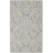 Feizy Rugs Belfort 8698776F in blue and grey, hand-tufted, featuring intricate patterns, perfect for a modern living room decor.