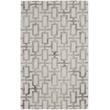 Feizy Rugs Lorrain 6108919F in grey and ivory, hand-tufted, showcasing elegant patterns on a soft, inviting surface.