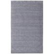 Feizy Rugs Luna 5798049F Smoke, handwoven rug in gray, white, and blue tones, adds an elegant touch to any modern living space.