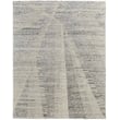 Feizy Rugs Brighton BRI69CHF Grey, Ivory hand-knotted rug with intricate patterns, enhancing a modern interior with neutral tones.
