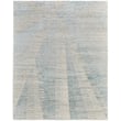 Feizy Rugs Brighton BRI69CHF Mint, Ivory hand-knotted rug featuring a soft, intricate pattern in a serene living room setting.