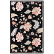 Product Image of Floral / Botanical Safavieh &middot; Chelsea II &middot; HK-306 &middot; Black, Blue (B) Area-Rugs